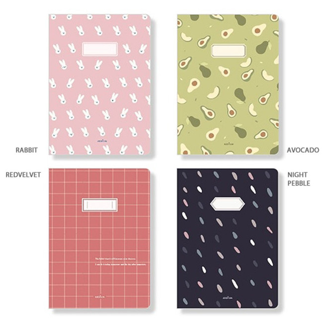 Option - Ardium Soft pattern extra large lined school notebook