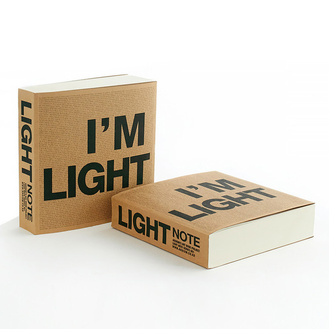 New I'm Light plain notebook