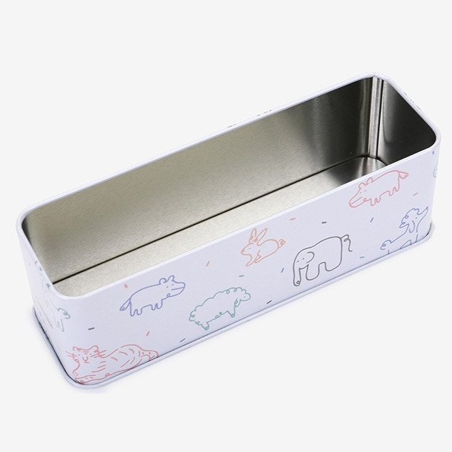 Dailylike Doodling metal rectangular tin case box