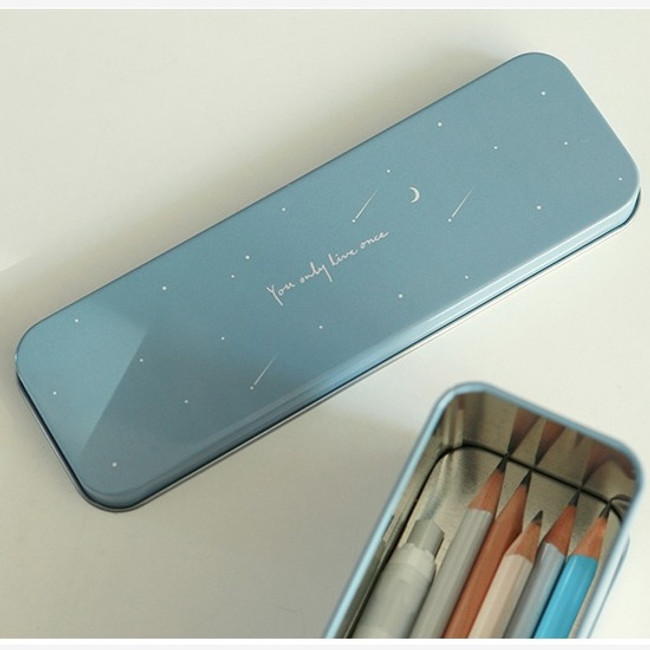 Example of use - Dailylike Desert metal storage rectangular tin case box 