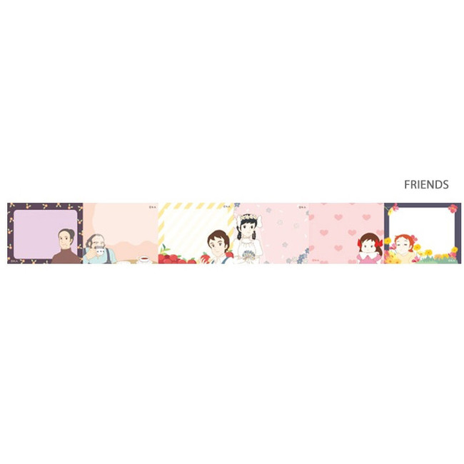 Friends - Anne of green gables single roll sticky memo note tape