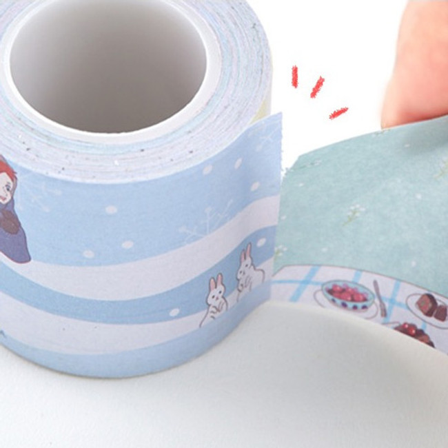 Easy tear off - Flying Whales Anne of green gables single roll sticky memo note tape