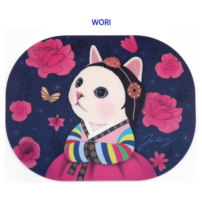 Wori - Jetoy Choo Choo lovely cat mouse pad