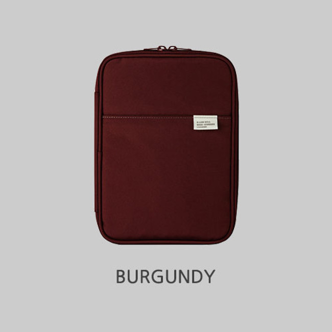 Burgundy - A low hill basic pocket book reader diary pouch case ver5