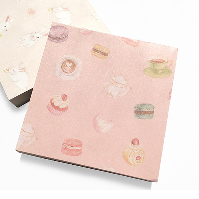 Tea time - Vintage and cute illustration memo writing notepad