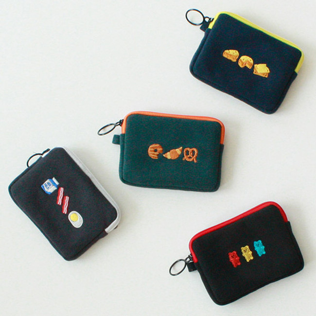 Wanna This Tailorbird embroidered card case wallet ver4