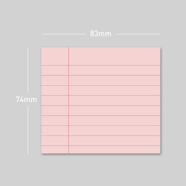 Size - PAPERIAN Lifepad small writing memo notepad