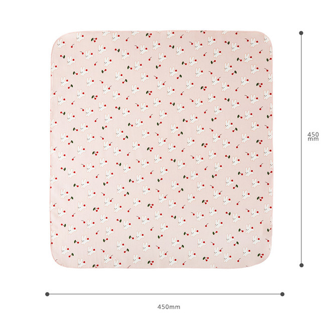Size - Livework Illustration pattern rounded edge hankie handkerchief