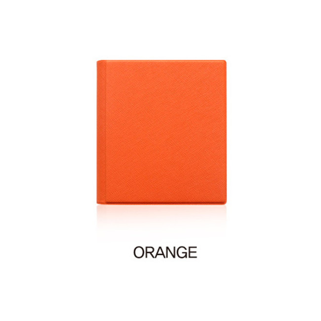 Orange - Fenice Premium PU business card book holder case