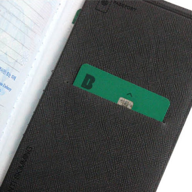 Card slot - Fenice Premium PU RFID blocking small passport case holder wallet