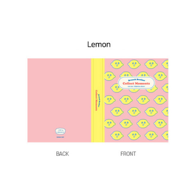 Lemon - ROMANE Brunch brother 4X6 slip in pocket photo album
