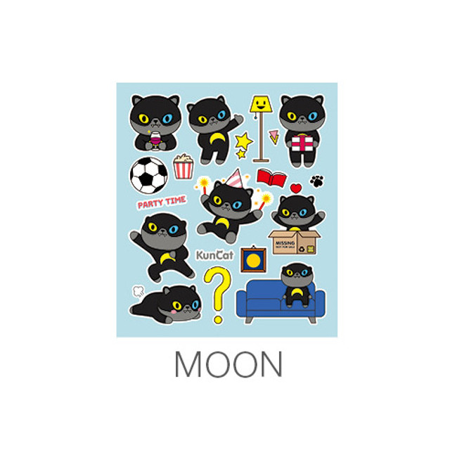 Moon - Ardium Kuncat paper point deco sticker