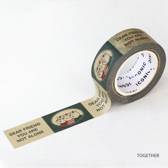 Together - ICONIC Vintage pattern paper deco masking tape