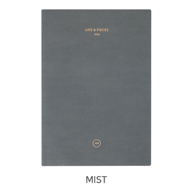 Mist - Livework Life and pieces large idea blank notebook