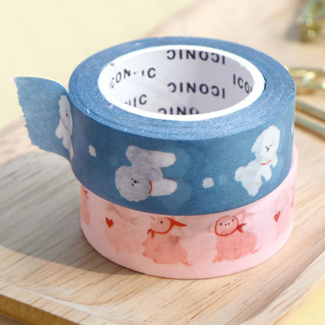 Example of use - ICONIC Buddy pattern paper deco masking tape