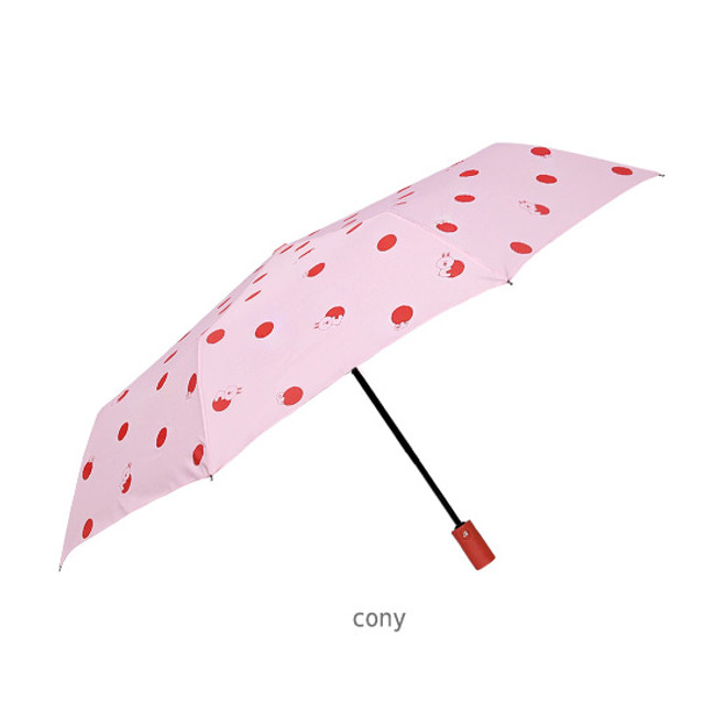 Cony - Monopoly Line friends hanging automatic 3 fold umbrella