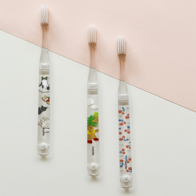 Example of use - Dailylike Colorful illustration daily toothbrush