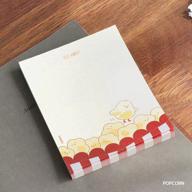 Popcorn - ICONIC Friends 80 sheets memo writing notepad