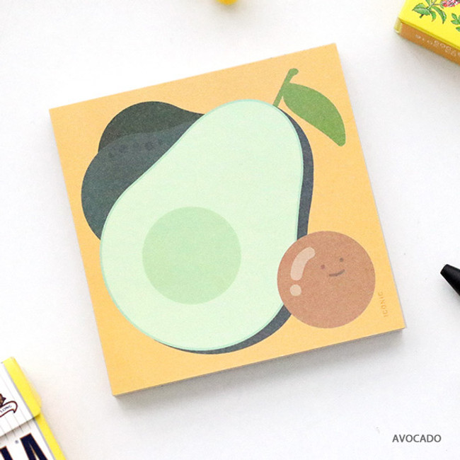 Avocado - ICONIC Buddy 80 sheets memo writing notepad