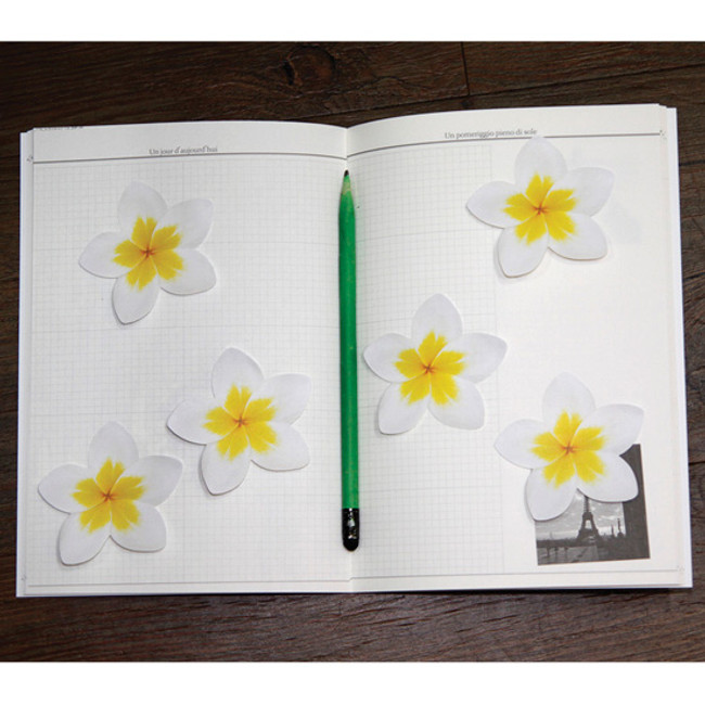 Inndesign Plumeria sticky note 30 sheets
