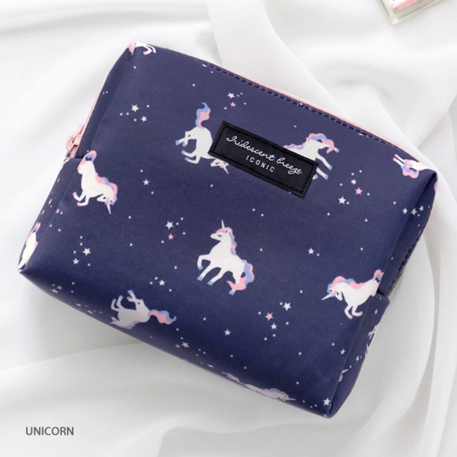 Unicorn - ICONIC Comely pattern makeup cosmetic pouch bag 
