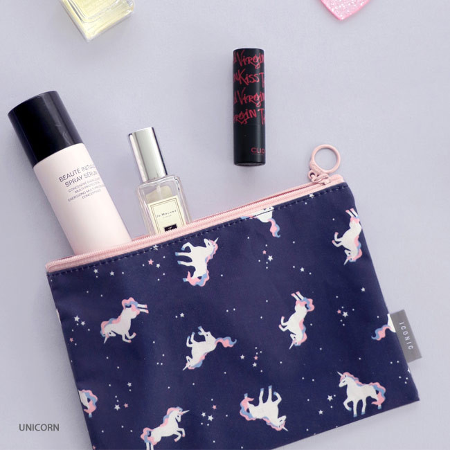 Unicorn - ICONIC Comely water resistant medium flat pouch bag 