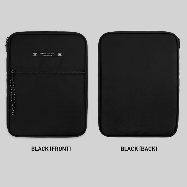 Black - BNTP Today tablet PC iPad zipper multi pouch
