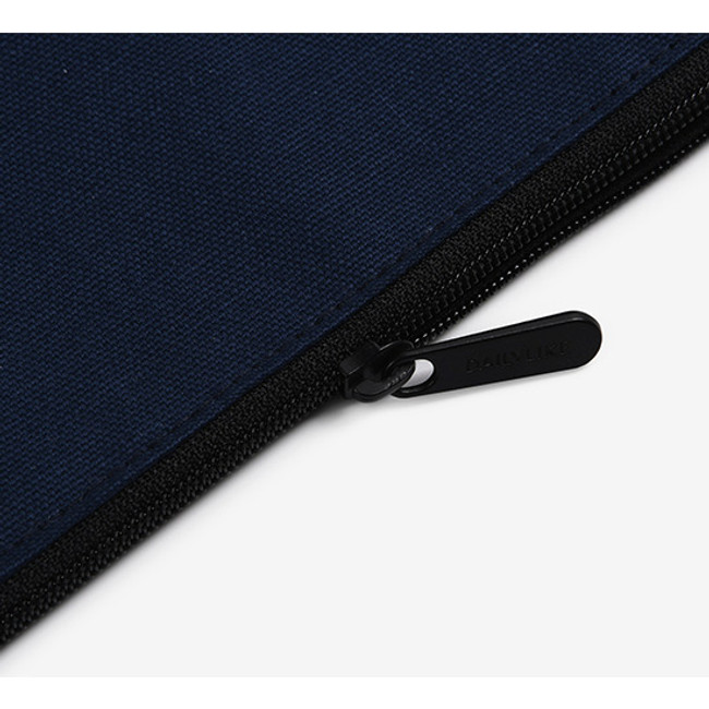 Zipper - Dailylike Embroidery rectangle fabric zipper pouch - Miaow