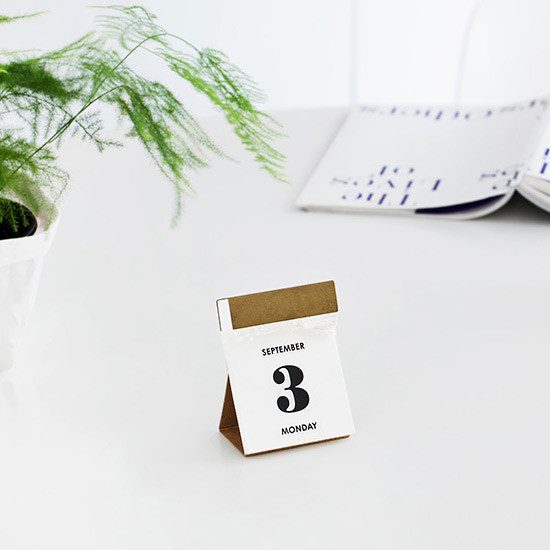 Livework 2020 Every day small tear off desk calendar