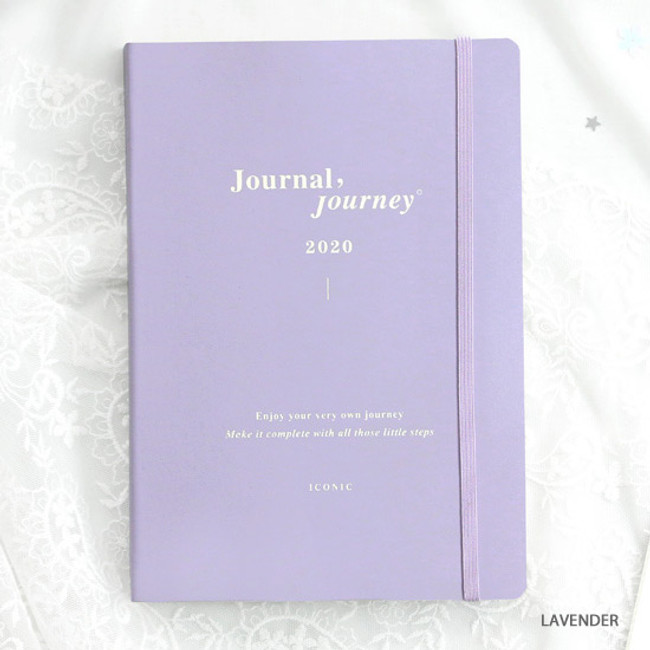 lavender - ICONIC 2020 Journal Journey dated weekly planner scheduler