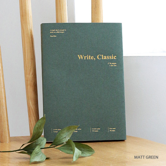 Matt green - Wanna This 2020 Write classic dated weekly planner scheduler