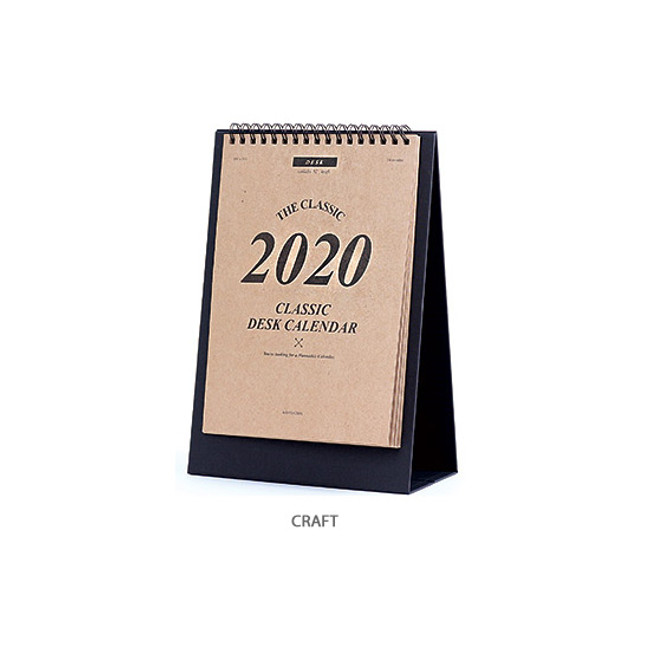 Craft - Wanna This 2020 Classic stand up desk flip calendar