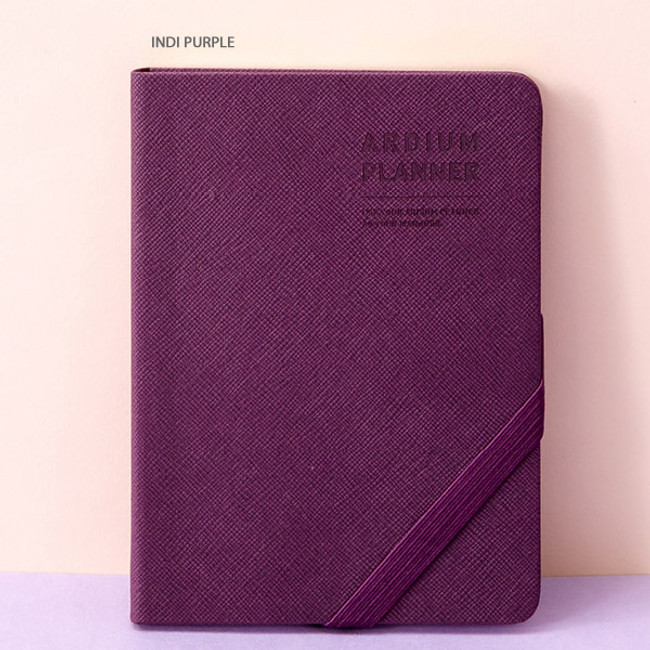 Indi purple - Ardium 2020 Simple small dated weekly diary planner