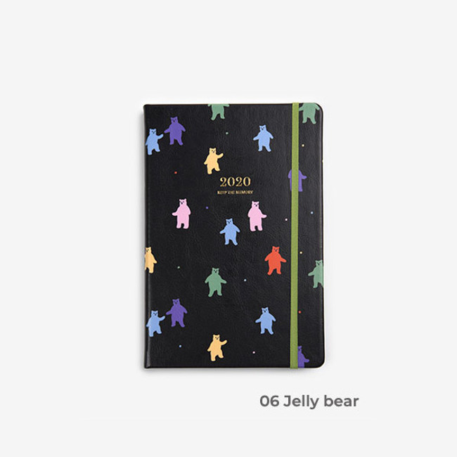 Jelly bear - 2020 Keep the memory dated weekly planner diary