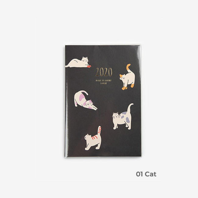 Cat - 2020 Make it count today dated weekly planner diary