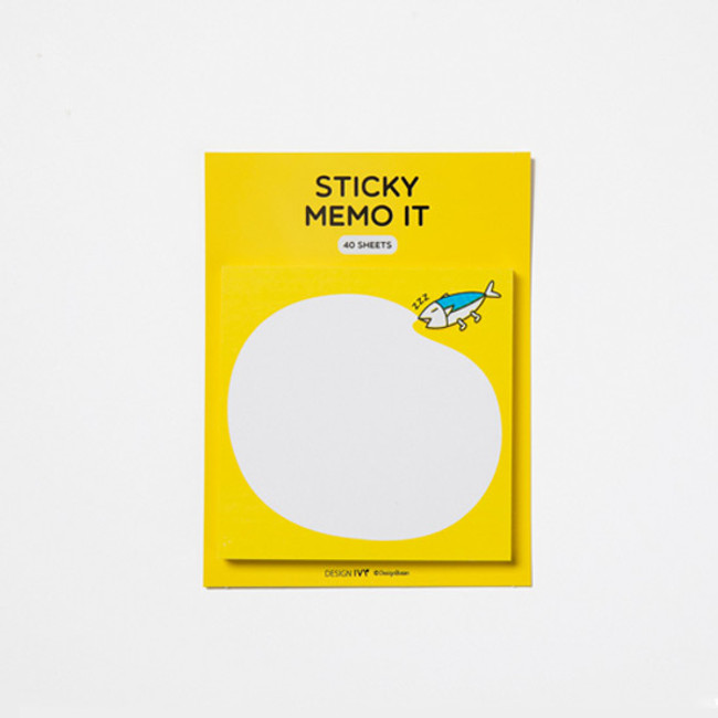 Front - DESIGN IVY Ggo deung o sticky notes memo pad