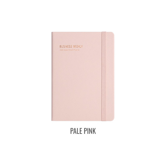 Pale pink - Monopoly 2020 Appointment B6 business dated weekly planner