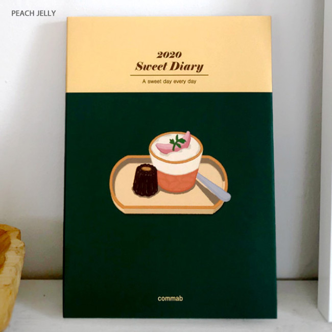 Peach jelly - Design Comma-B 2020 Sweet dessert dated weekly diary planner