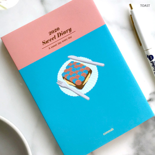 Toast - Design Comma-B 2020 Sweet dessert dated weekly diary planner