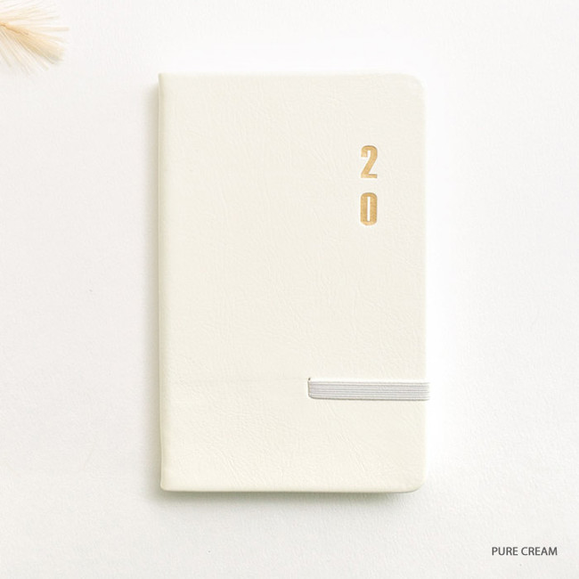 Pure cream - eedendesign 2020 Simple dated weekly diary planner