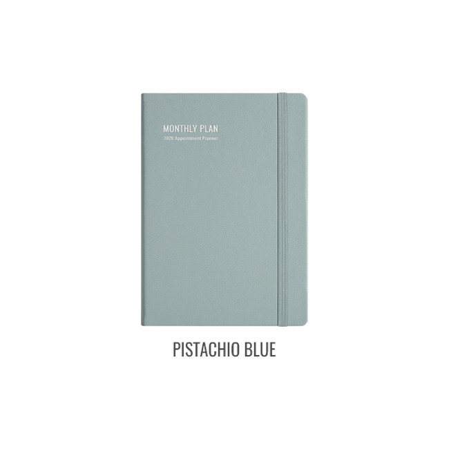 Pistachio blue - Monopoly 2020 Appointment A5 dated monthly planner