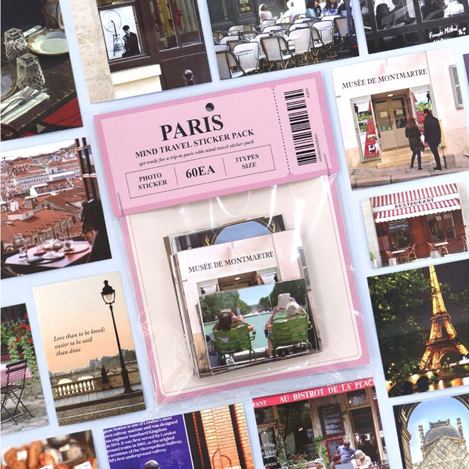 Paris Memories Scrapbook Stickers