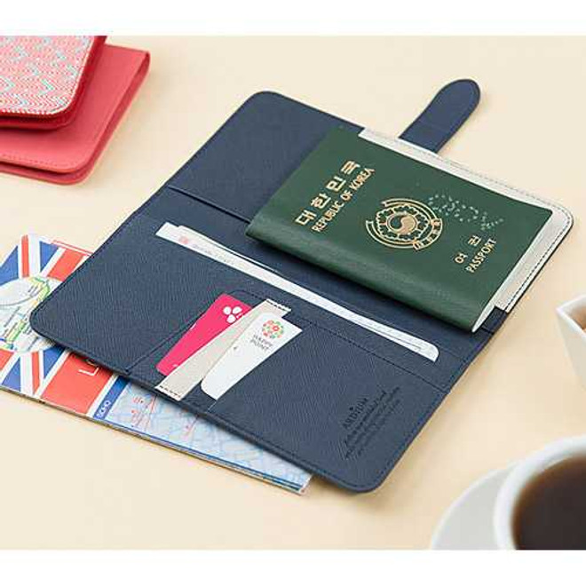 Ardium Pattern long passport case holder travel accessories