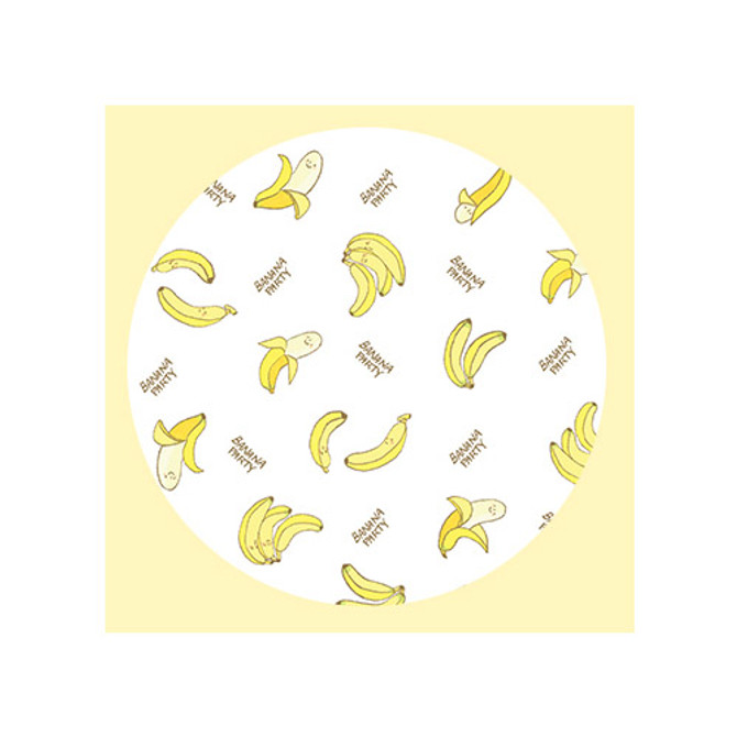 N.IVY Moons Friends banana pattern A4 clipboard - fallindesign