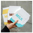 WM Milk packaging shape memo pad, note pad