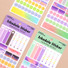 Second Mansion Schedule check deco planner sticker set