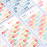 PLEPLE Alphabet gradation paper deco sticker sheet