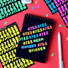 Wanna This Neon Number letter craft decoration sticker
