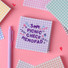 Wanna This Picnic 3mm check 4 designs memo notes notepad