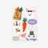 Dailylike Rabbit's day removable paper deco sticker